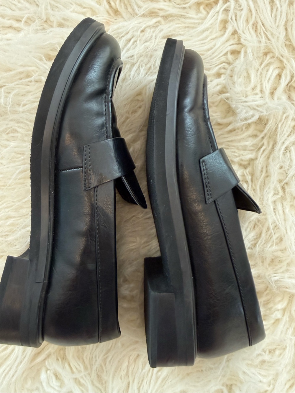 Abercrombie & Fitch Black Penny Loafer Size 7 - Picture 6 of 7